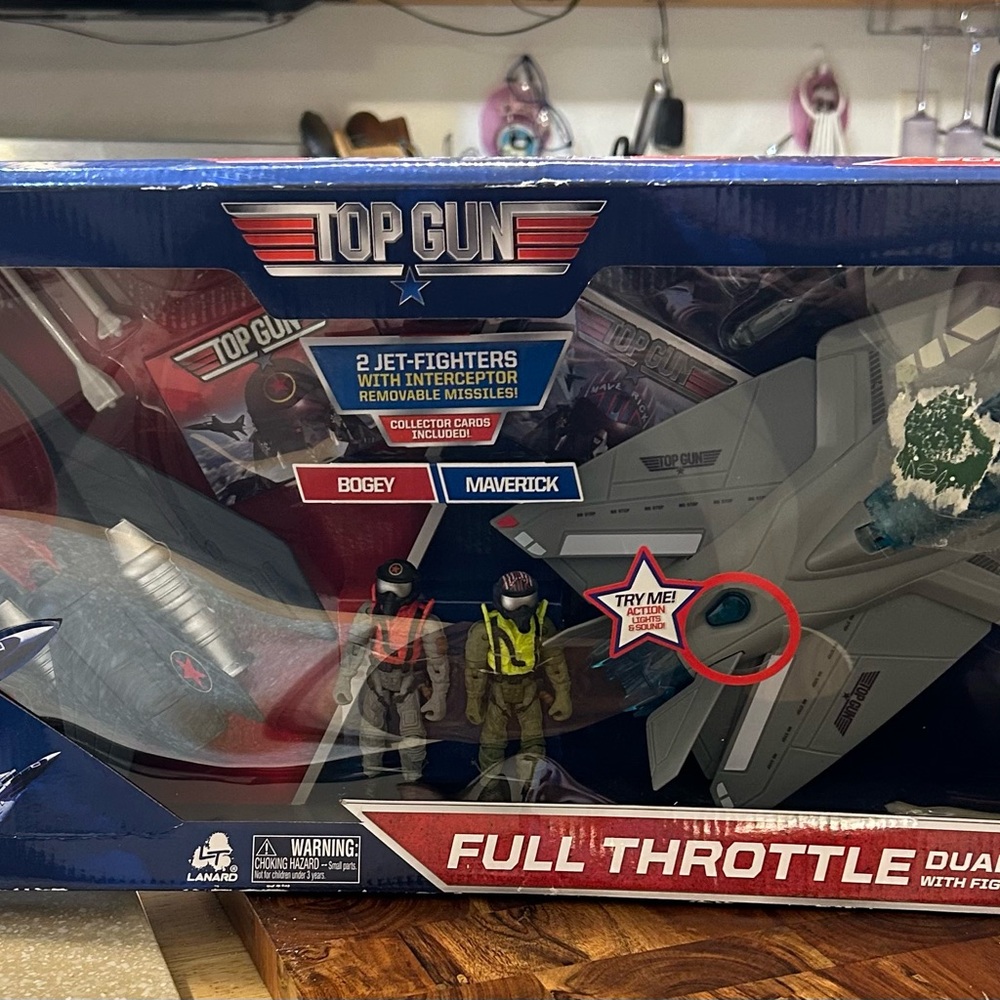 Top Gun Full Throttle Dual Jet Fighters Toy Set new in box - Picture 3 of 13